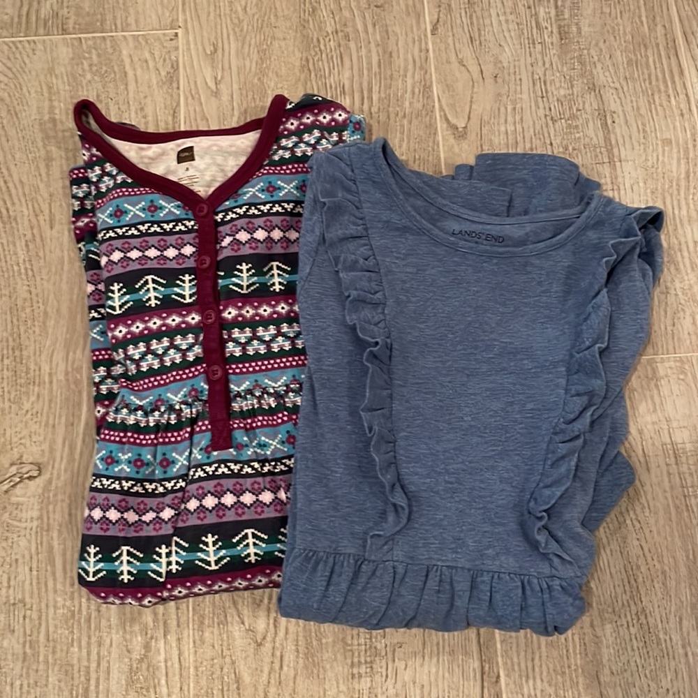 Two dresses by Tea and Lands End Both size 8